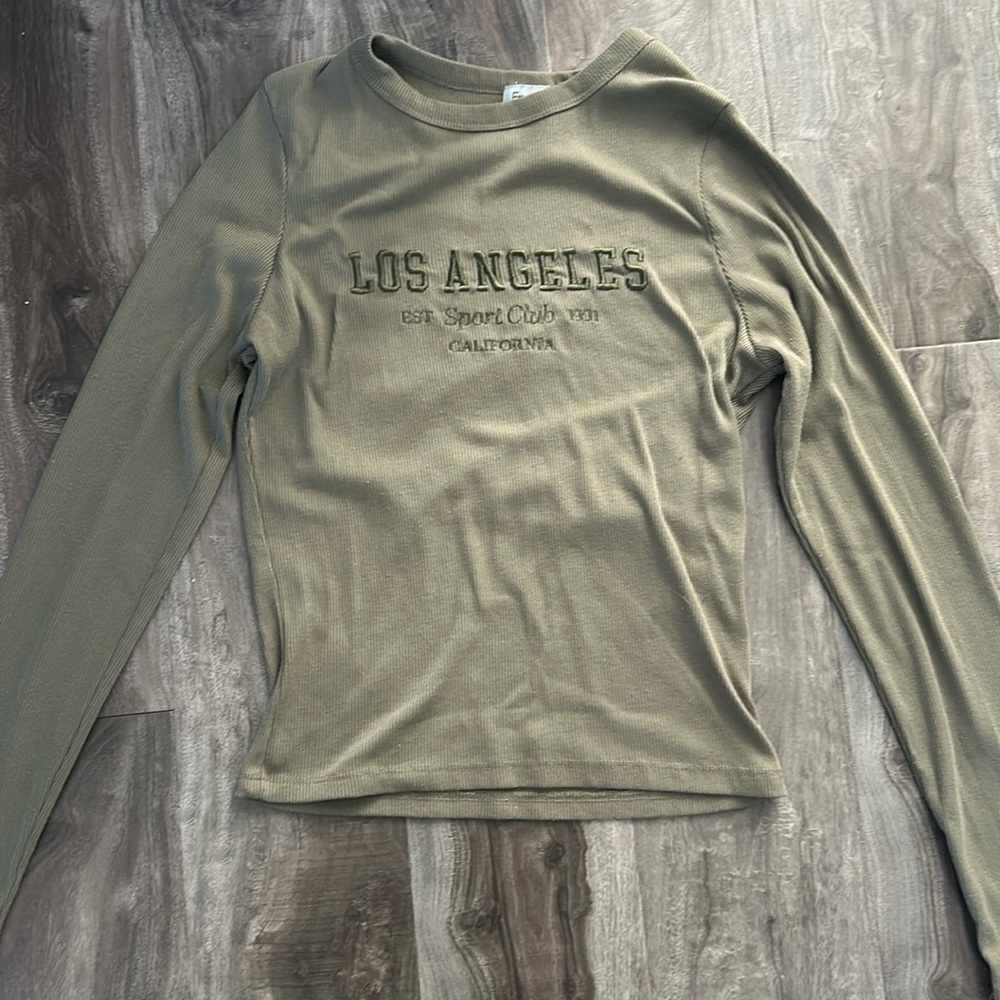 Los Angeles Olive green long sleeve